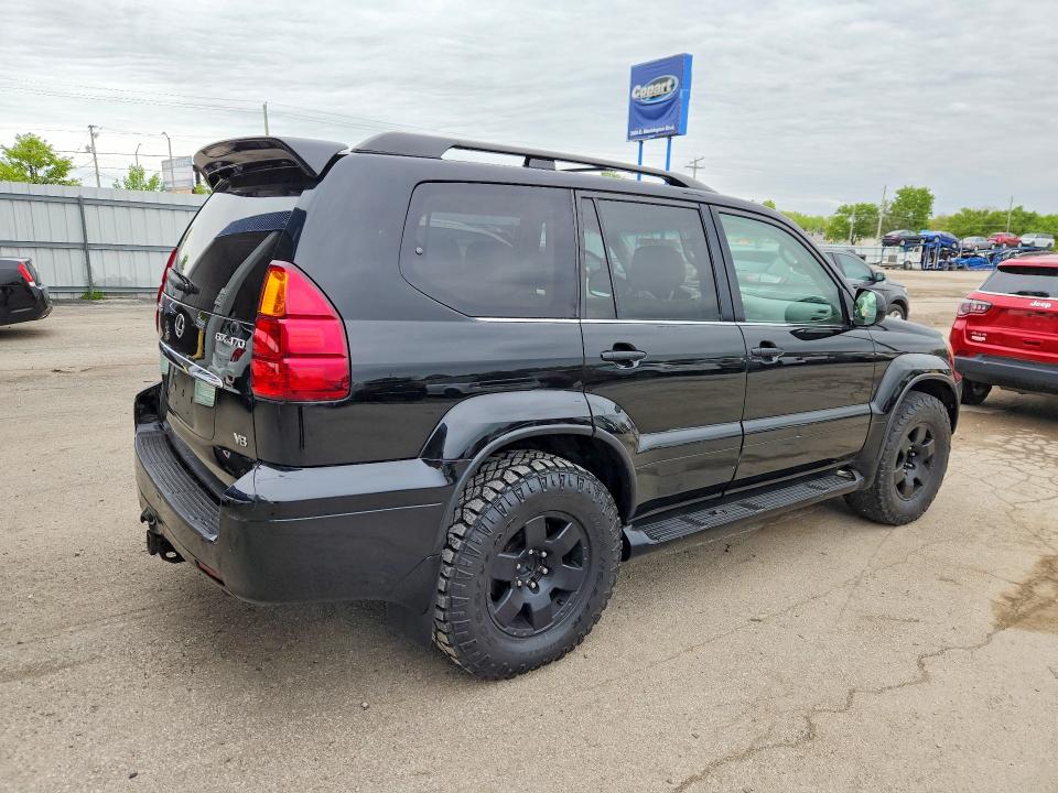 2004 Lexus Gx 470 VIN JTJBT20X740034738 COPART salvage auction — MINOR DENT/SCRATCHES, In - Certificate Of Title (P), sold $350 on 2026-07-13 (photo 3)