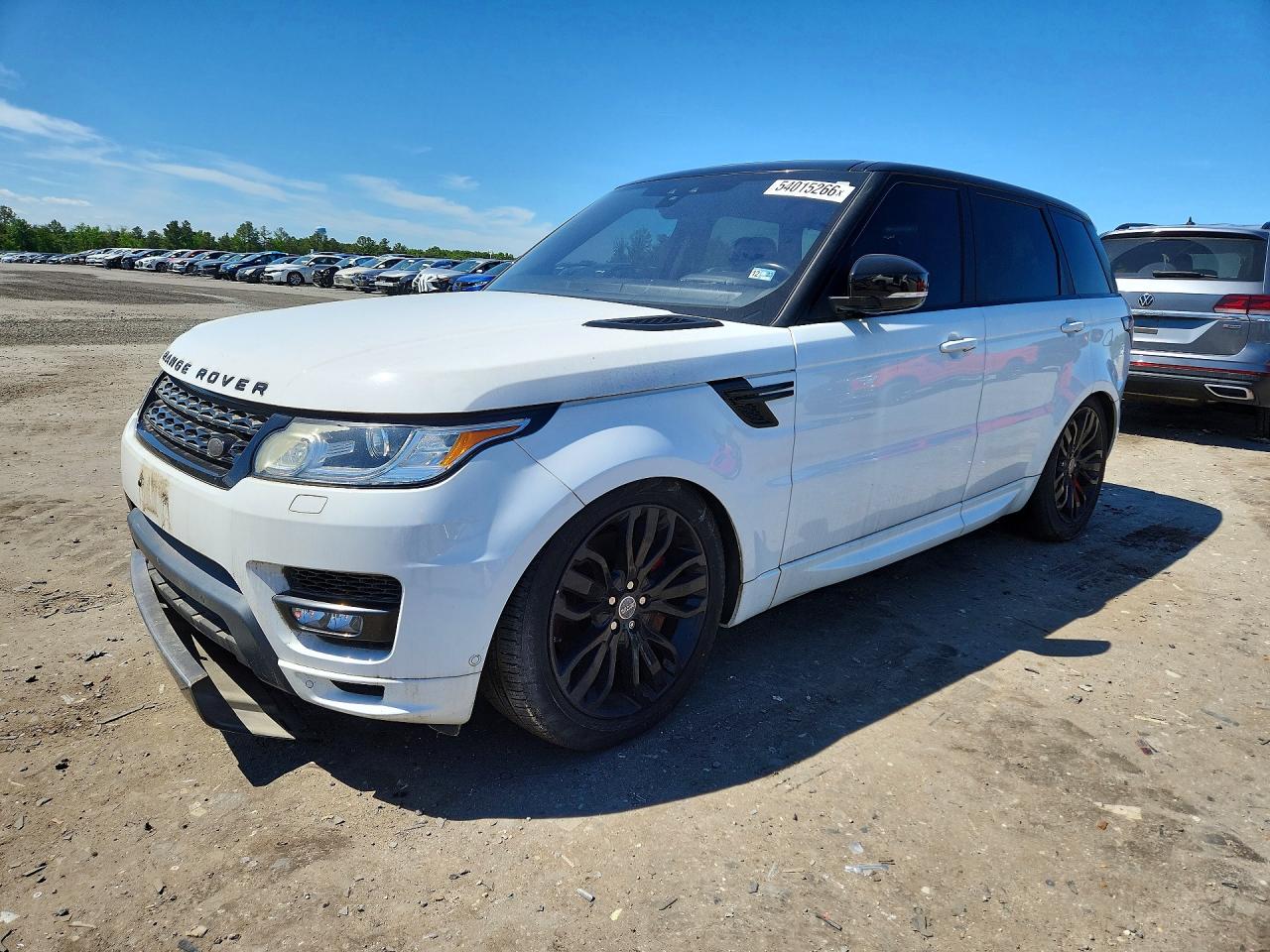 2017 Land Rover Range Rover Sport VIN SALWV2FV9HA155333 COPART salvage auction — Front End, VA - CERTIFICATE OF TITLE (P), sold $5,300 on 2026-07-05 (photo 1)