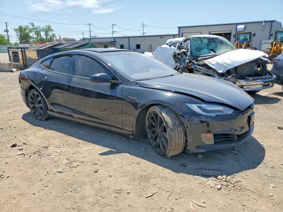 2016 Tesla Model s VIN 5YJSA1E11GF161434 COPART salvage auction — SIDE, Il - Salvage Certificate, sold $3,650 on 2026-07-10 (photo 4)