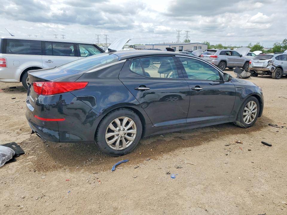 2015 Kia Optima VIN 5XXGN4A75FG501654 COPART salvage auction — SIDE, Il - Salvage Certificate, sold $250 on 2026-07-28 (photo 3)