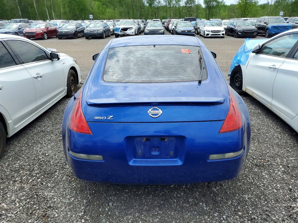 2004 Nissan 350z VIN JN1AZ34E34T062307 COPART salvage auction — FRONT END, On - Permit No Brand - Unfit, sold $275 on 2026-07-28 (photo 6)