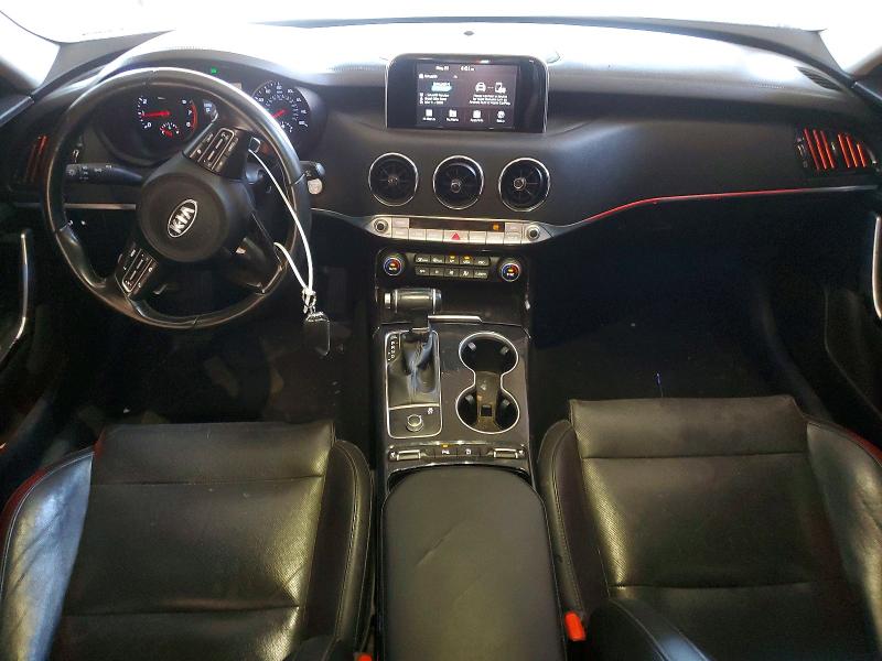 2019 Kia Stinger VIN KNAE15LA9K6049327 COPART salvage auction — REAR END, Tx - Salvage Vehicle Title, sold $2,500 on 2026-07-22 (photo 8)