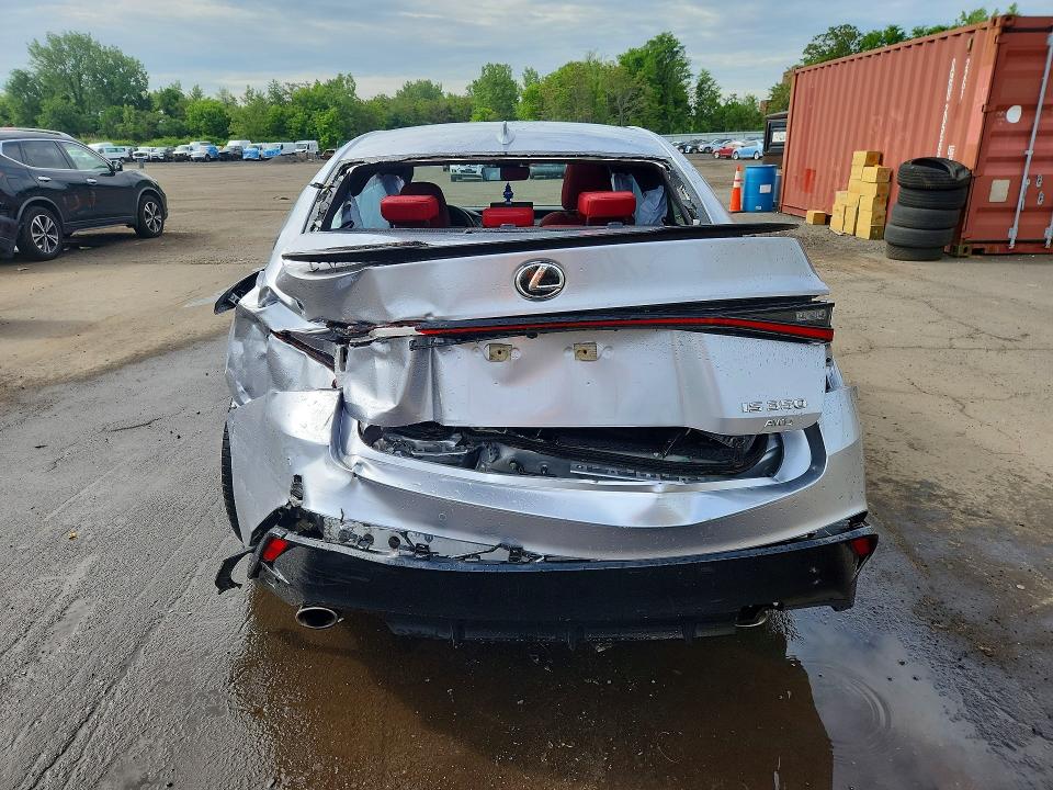 2023 Lexus Is VIN JTHGZ1E21P5029779 COPART salvage auction — REAR END, Ct - Cert Of Title-Salvage, sold $7,000 on 2026-07-21 (photo 6)