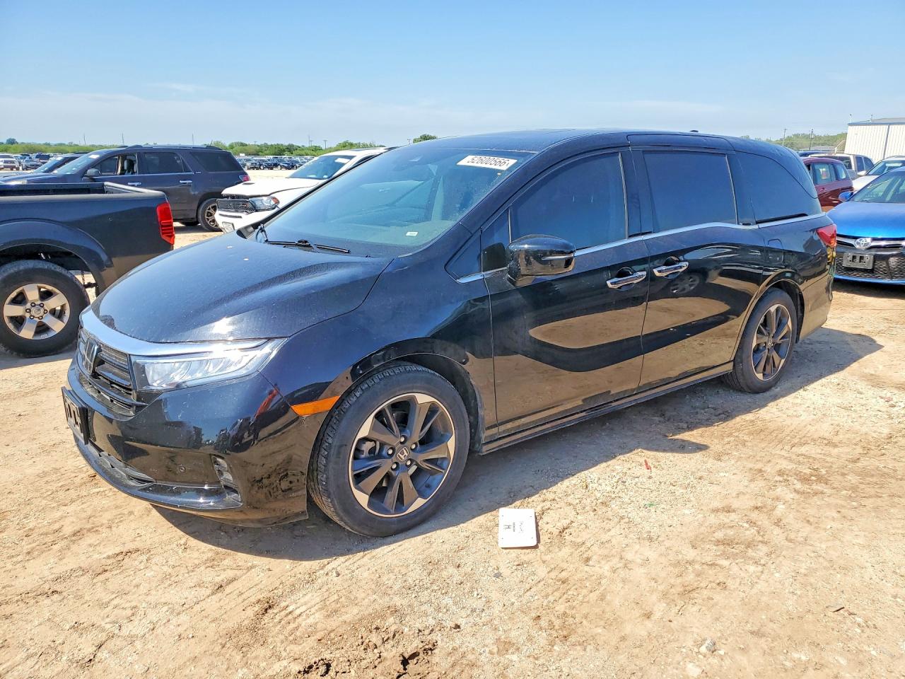 2024 Honda Odyssey VIN 5FNRL6H98RB014084 COPART salvage auction — Hail, TX - SALVAGE VEHICLE TITLE, sold $20,300 on 2026-06-25 (photo 1)