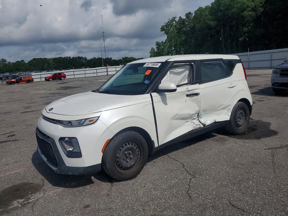 2021 Kia Soul VIN KNDJ23AU1M7138824 COPART salvage auction — SIDE, Nc - Salvage Certificate Of Title, sold $2,250 on 2026-07-16 (photo 1)
