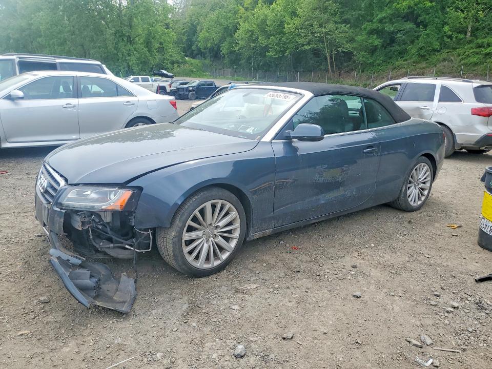 2010 Audi A5 VIN WAULFAFH8AN026071 COPART salvage auction — FRONT END, Ny - Mv-907A Salvage Certificate, sold $1,050 on 2026-07-07 (photo 1)
