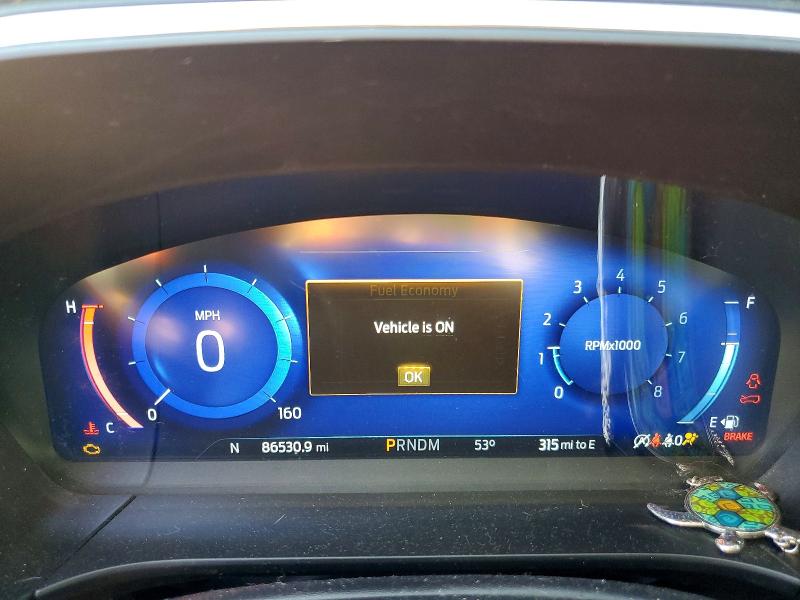 2020 Ford Escape VIN 1FMCU9J91LUA48618 COPART salvage auction — FRONT END, Md - Cert Of Salvage > 75% Damage, sold $7,000 on 2026-07-27 (photo 9)