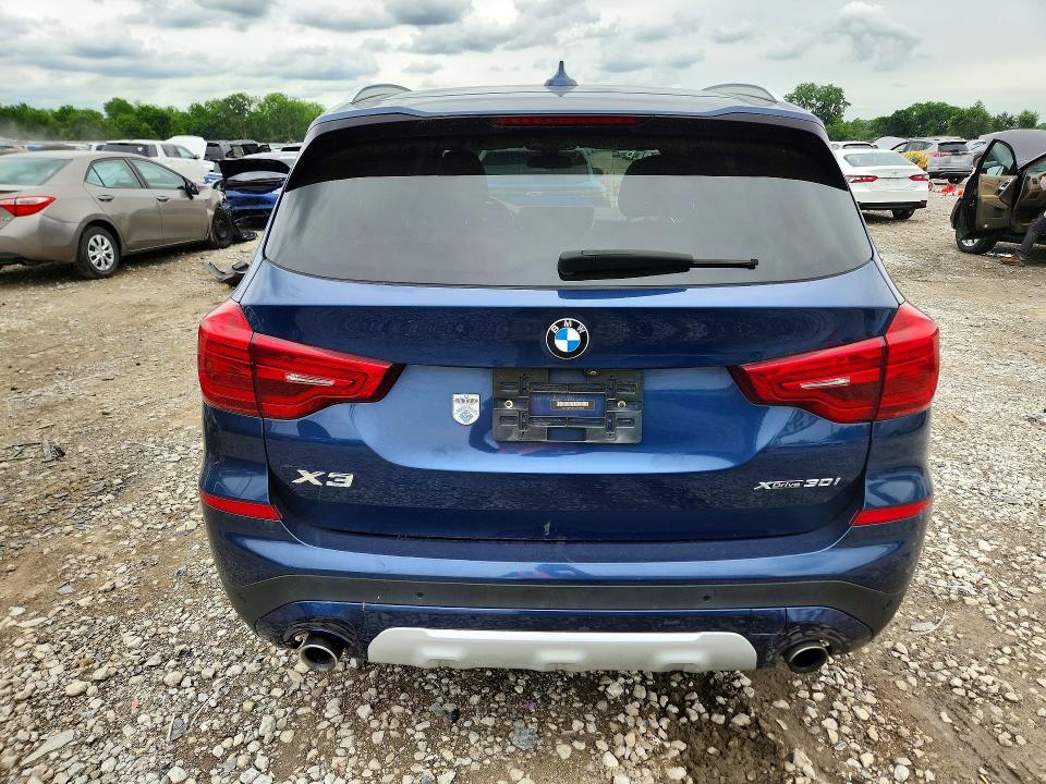 2018 BMW X3 VIN 5UXTR9C57JLD71852 COPART salvage auction — MINOR DENT/SCRATCHES, Oh - Dealer Only Clean Title (P), sold $7,300 on 2026-07-02 (photo 6)