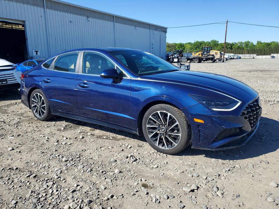 2021 Hyundai Sonata VIN 5NPEH4J28MH098516 COPART salvage auction — SIDE, Nj - Cert Of Title-Salvage, sold $8,400 on 2026-07-15 (photo 4)