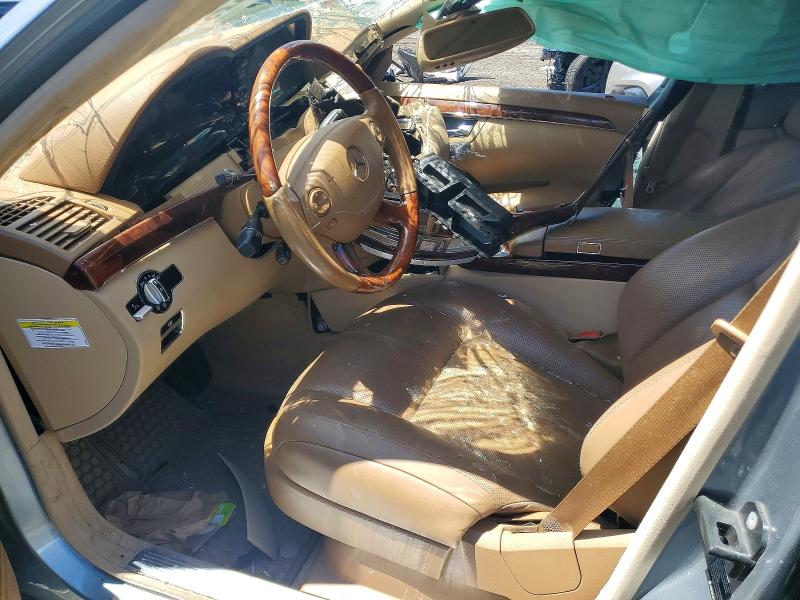2008 Mercedes-benz S-klasse VIN WDDNG86X48A191874 COPART salvage auction — SIDE, Md - Cert Of Salvage > 75% Damage, sold $625 on 2026-08-13 (photo 7)