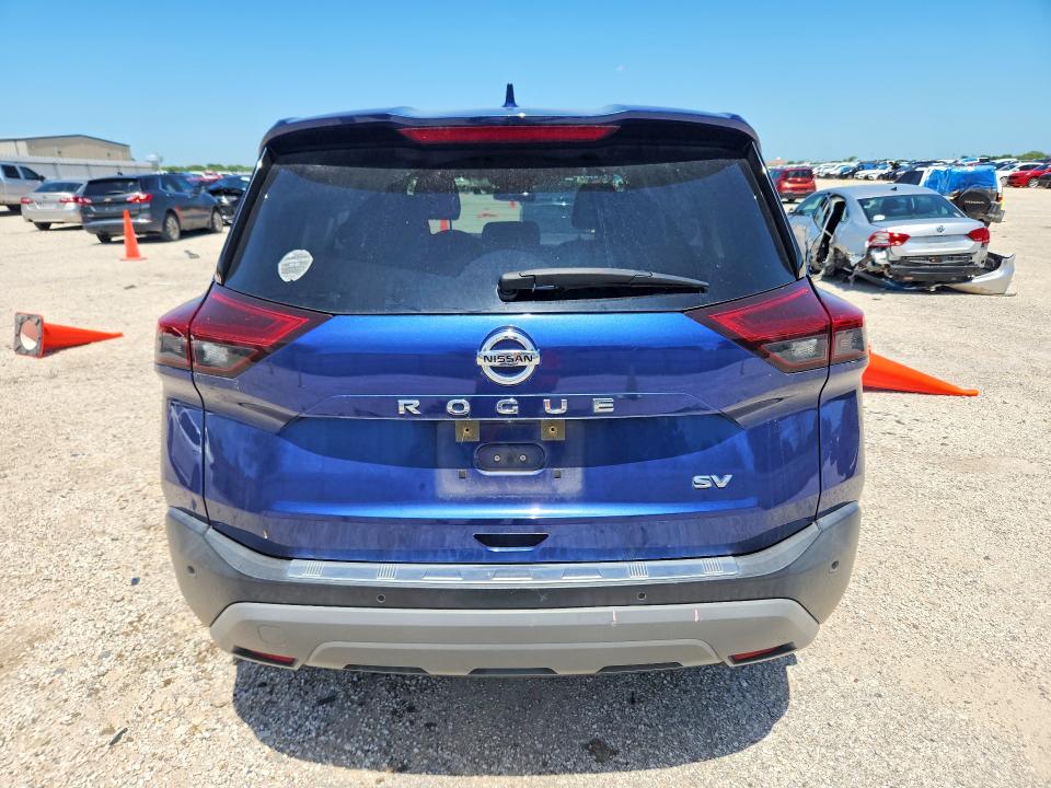 2021 Nissan Rogue VIN JN8AT3BA4MW010086 COPART salvage auction — FRONT END, Tx - Salvage Vehicle Title, sold $4,250 on 2026-07-23 (photo 6)