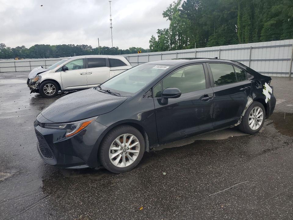 2021 Toyota Corolla VIN JTDVPMAE2MJ123222 COPART salvage auction — SIDE, Nc - Salvage Certificate Of Title, sold $275 on 2026-07-21 (photo 1)