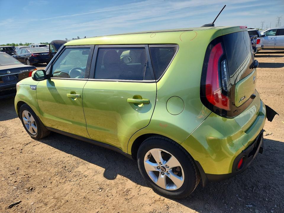 2018 Kia Soul VIN KNDJN2A2XJ7889609 COPART salvage auction — REAR END, Il - Salvage Certificate, sold $1,400 on 2026-07-21 (photo 2)