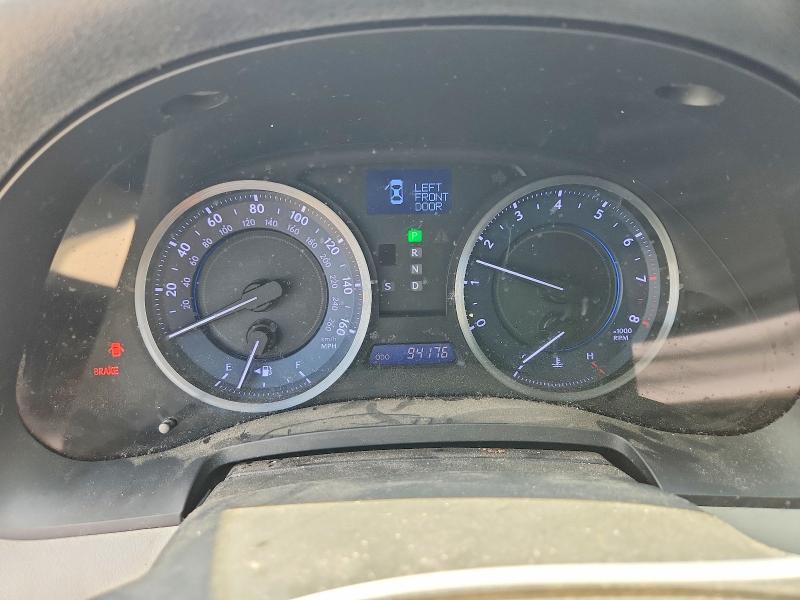 2011 Lexus Is VIN JTHBF5C22B5153758 COPART salvage auction — HAIL, Tx - Certificate Of Title, sold $4,100 on 2026-07-13 (photo 9)