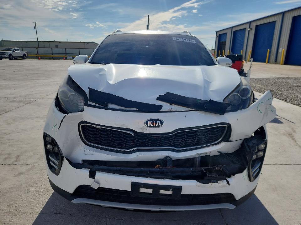 2018 Kia VIN KNDPN3AC2J7466175 COPART salvage auction — FRONT END, Tx - Salvage Vehicle Title, sold $2,850 on 2026-07-10 (photo 5)