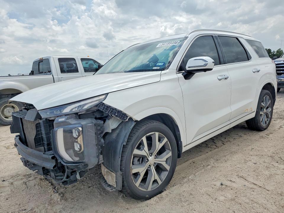 2021 Hyundai Palisade VIN KM8R54HE6MU226070 COPART salvage auction — FRONT END, Tx - Salvage Vehicle Title, sold $6,900 on 2026-07-14 (photo 1)