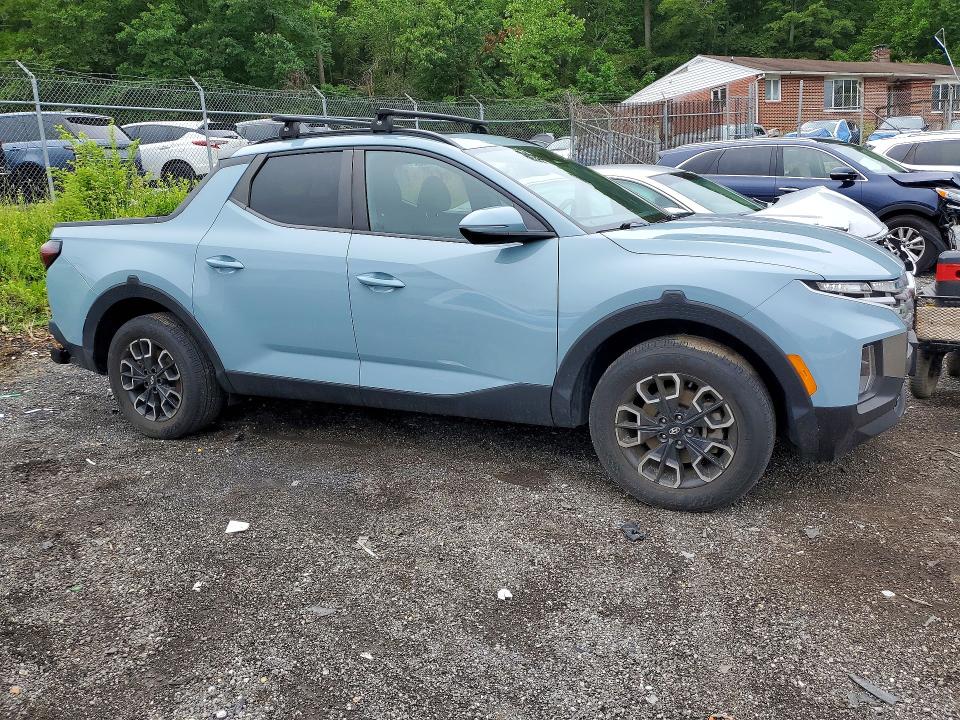 2022 Hyundai Santa cruz VIN 5NTJDDAF4NH021545 COPART salvage auction — REAR END, Md - Cert Of Salvage > 75% Damage, sold $2,650 on 2026-07-28 (photo 4)
