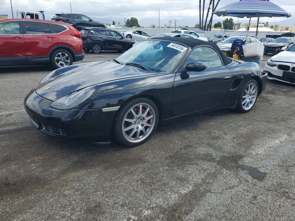 2000 Porsche Boxster VIN WP0CB2986YU660298 COPART salvage auction — REAR END, Ca - Salvage Certificate, sold $1,600 on 2026-07-02 (photo 1)
