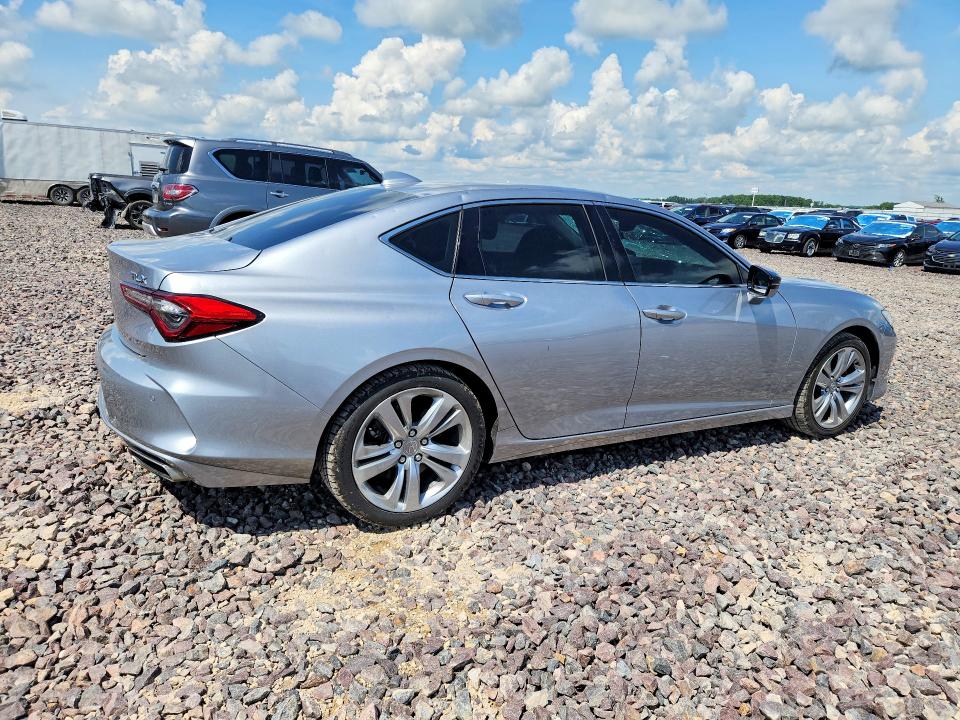 2021 Acura Tlx VIN 19UUB5F45MA009071 COPART salvage auction — HAIL, Mo - Salvage Certificate Of Title, sold $12,300 on 2026-07-27 (photo 3)