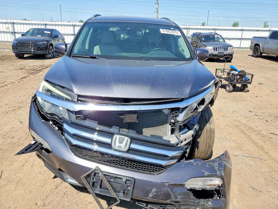 2018 Honda Pilot VIN 5FNYF6H96JB064215 COPART salvage auction — FRONT END, Il - Salvage Certificate, sold $3,900 on 2026-07-09 (photo 5)