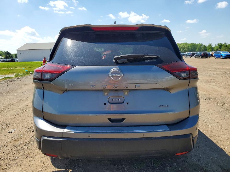 2025 Nissan Rogue VIN JN8BT3BB3SW151919 COPART salvage auction — FRONT END, OH - CERT OF TITLE-SALVAGE, sold $7,500 on 2026-07-02 (photo 6)