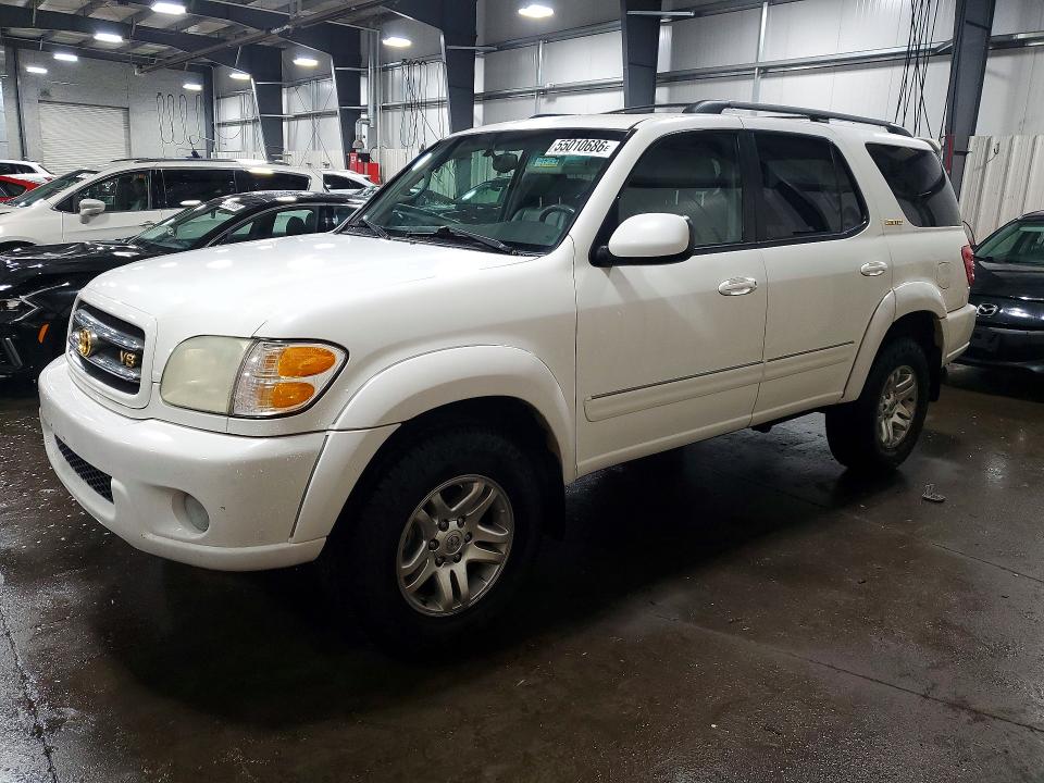 2004 Toyota Sequoia VIN 5TDBT48A44S210141 COPART salvage auction — UNDERCARRIAGE, Mn - Cert Of Title-Prior Salvage, sold $1,250 on 2026-07-07 (photo 1)
