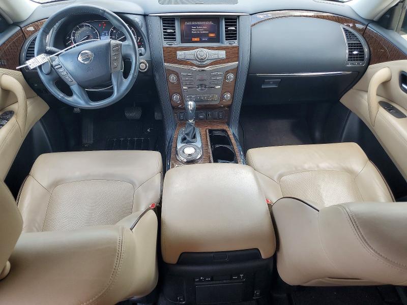 2018 Nissan Armada VIN JN8AY2NDXJ9056162 COPART salvage auction — FRONT END, Sc - Cert Of Title-Salvage, sold $5,500 on 2026-07-03 (photo 8)