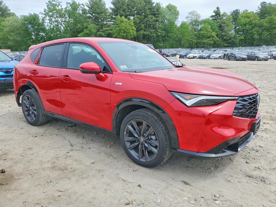 2025 Acura Adx VIN 3HDSA2H56SM712125 COPART salvage auction — REAR END, Ma - Cert Of Title-Salvage, sold $13,300 on 2026-07-27 (photo 4)