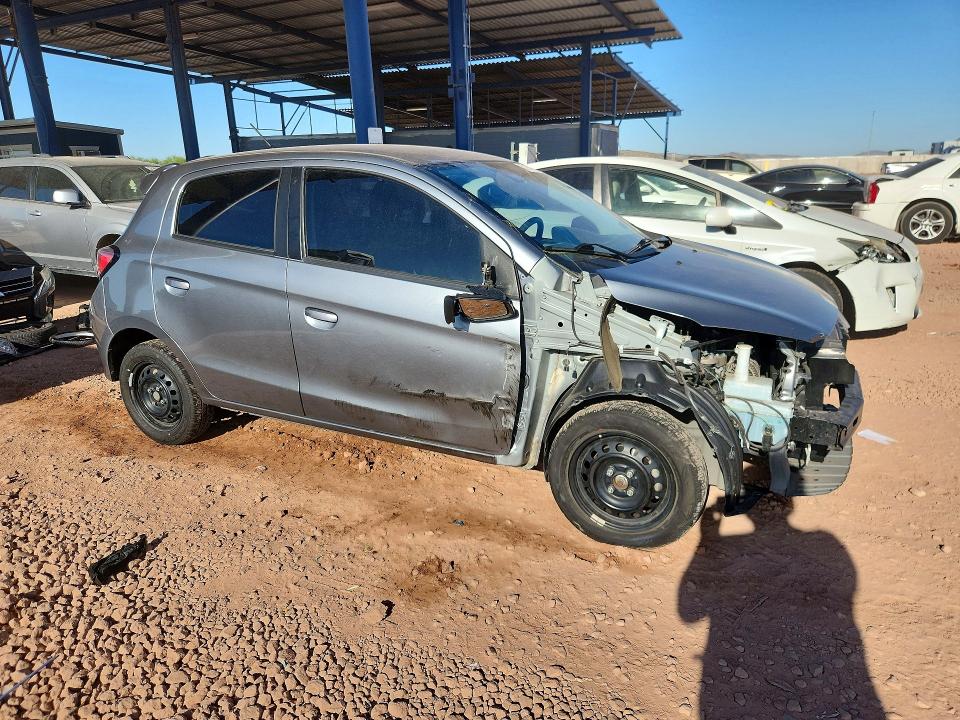 2021 Mitsubishi VIN ML32AUHJ7MH007693 COPART salvage auction — FRONT END, Az - Cert Of Title - Salvage, sold $1,900 on 2026-07-07 (photo 4)