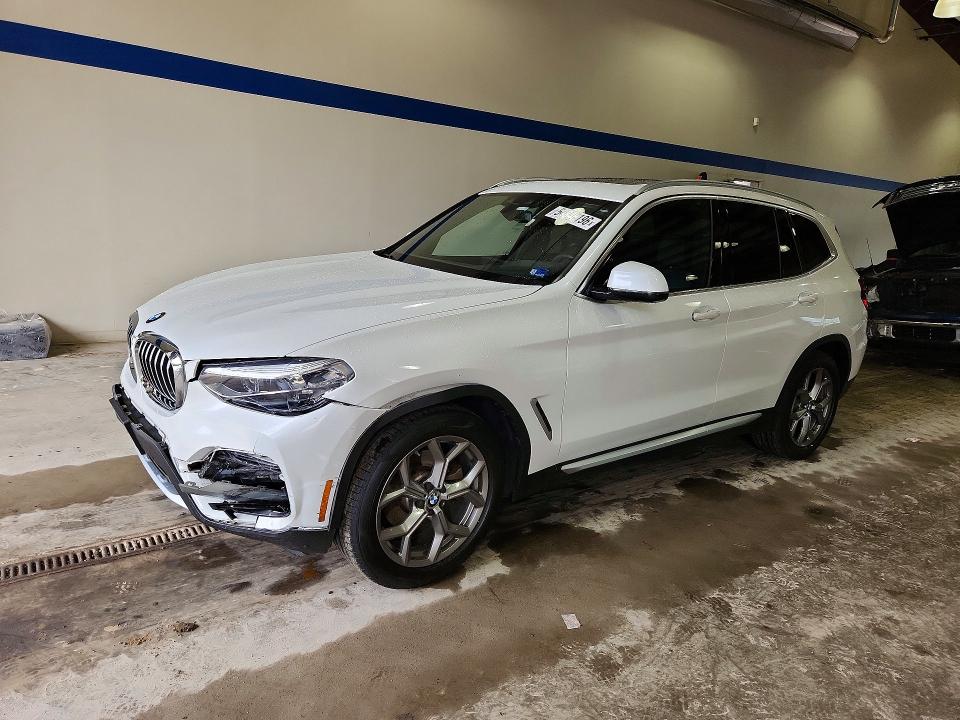 2020 BMW X3 VIN 5UXTY5C0XL9B59589 COPART salvage auction — FRONT END, Va - Cert Of Title - Salvage, sold $13,200 on 2026-07-10 (photo 1)