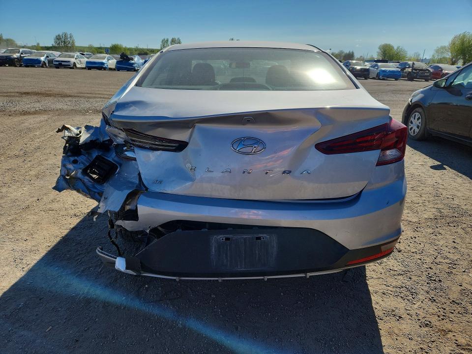 2020 Hyundai Elantra VIN KMHD74LF7LU985636 COPART salvage auction — REAR END, ON - PERMIT SALVAGE, sold $2,700 on 2026-07-02 (photo 6)