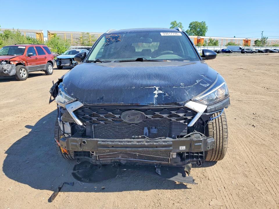 2021 Hyundai Tucson VIN KM8J3CAL0MU377329 COPART salvage auction — FRONT END, Oh - Cert Of Title-Salvage, sold $5,000 on 2026-07-27 (photo 5)