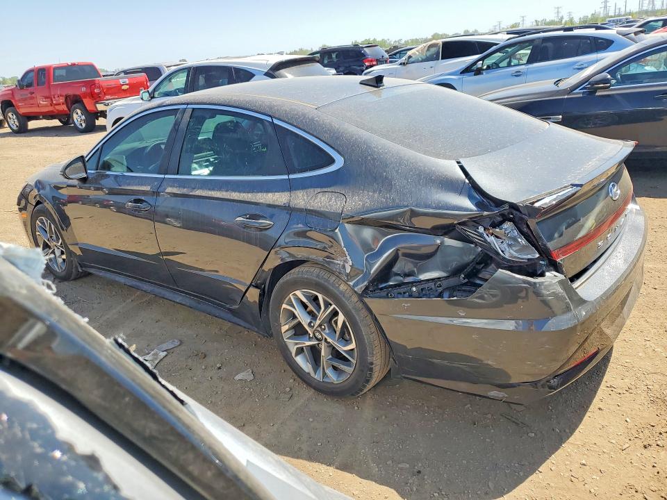 2023 Hyundai Sonata VIN KMHL64JA3PA293239 COPART salvage auction — REAR END, IL - SALVAGE CERTIFICATE, sold $5,900 on 2026-07-28 (photo 2)