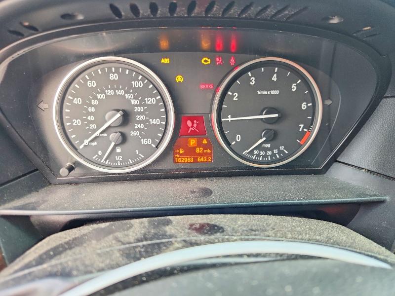 2010 BMW 5 series VIN WBANU5C54AC364983 COPART salvage auction — FRONT END, Tx - Salvage Vehicle Title, sold $600 on 2026-07-31 (photo 9)
