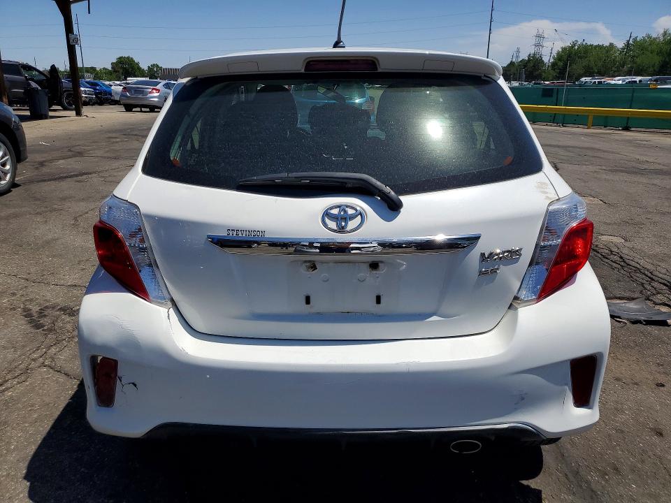 2012 Toyota Yaris VIN JTDKTUD30CD516190 COPART salvage auction — FRONT END, Co - Public - Salvage Title, sold $1,550 on 2026-07-16 (photo 6)