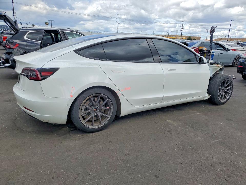 2021 Tesla VIN 5YJ3E1EA0MF073222 COPART salvage auction — FRONT END, Ca - Salvage Certificate, sold $7,100 on 2026-07-06 (photo 3)