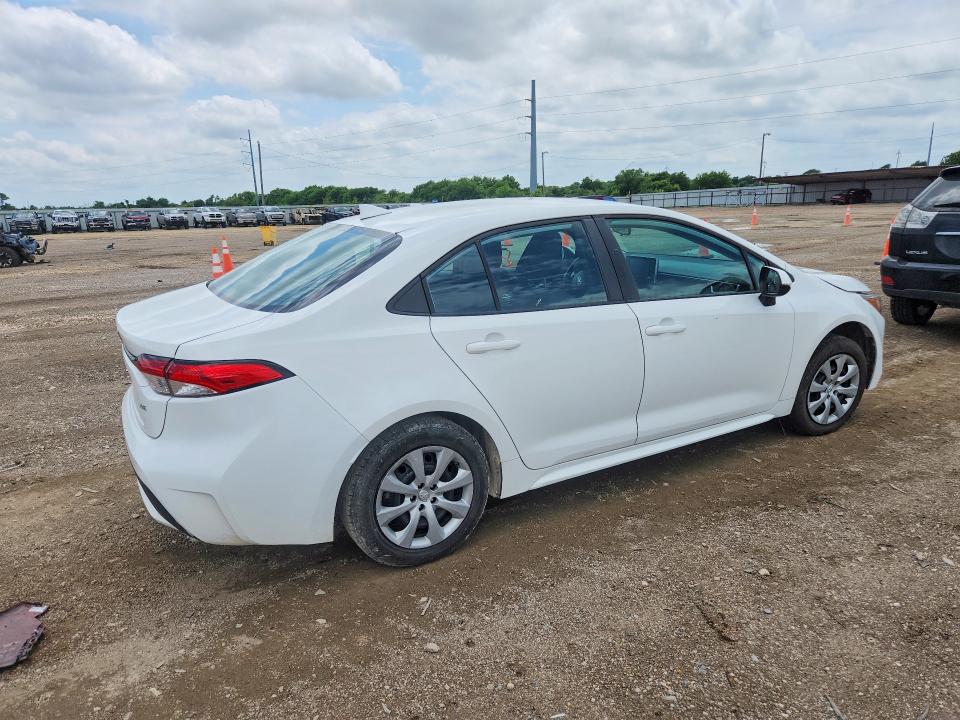 2021 Toyota Corolla VIN 5YFEPMAEXMP187844 COPART salvage auction — FRONT END, Tx - Salvage Vehicle Title, sold $3,900 on 2026-07-15 (photo 3)