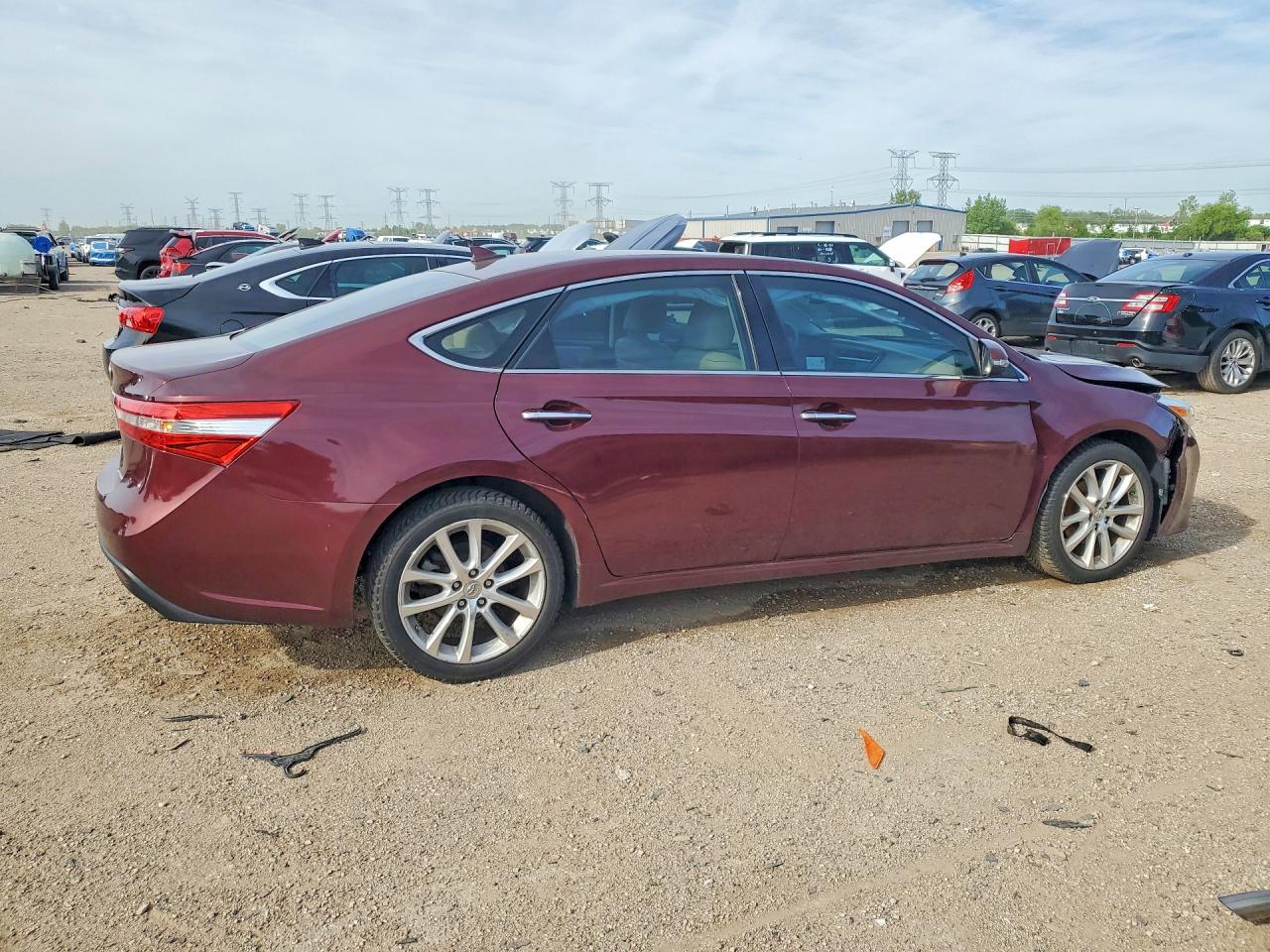 2014 Toyota Avalon VIN 4T1BK1EB6EU120724 COPART salvage auction — Front End, IL - SALVAGE CERTIFICATE, sold $2,850 on 2026-06-30 (photo 3)