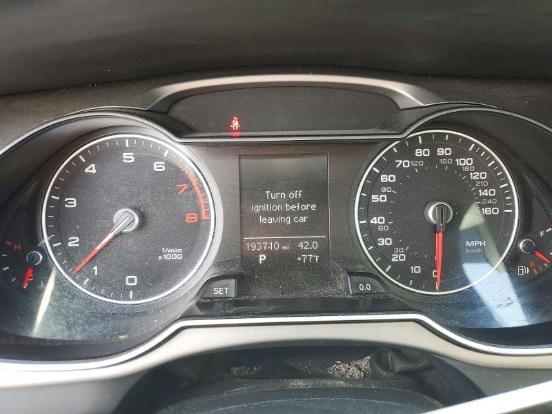 2015 Audi A4 VIN WAUBFAFL8FN017104 COPART salvage auction — FRONT END, CA - SALVAGE CERTIFICATE, sold $100 on 2026-07-23 (photo 9)