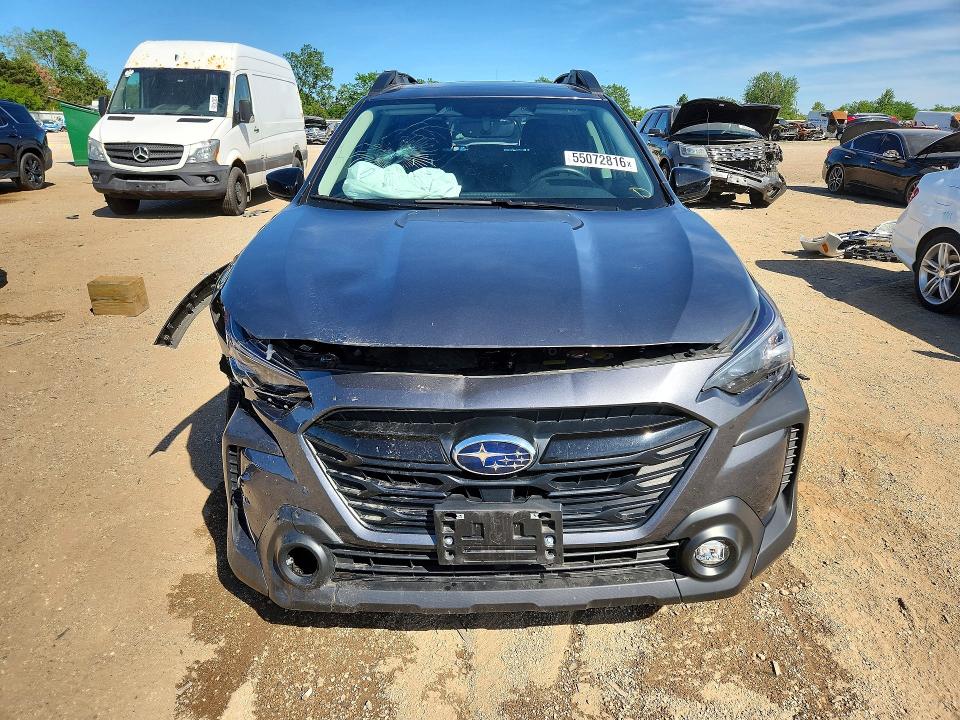 2025 Subaru Outback VIN 4S4BTALC3S3216482 COPART salvage auction — FRONT END, Il - Salvage Certificate, sold $7,700 on 2026-07-28 (photo 5)