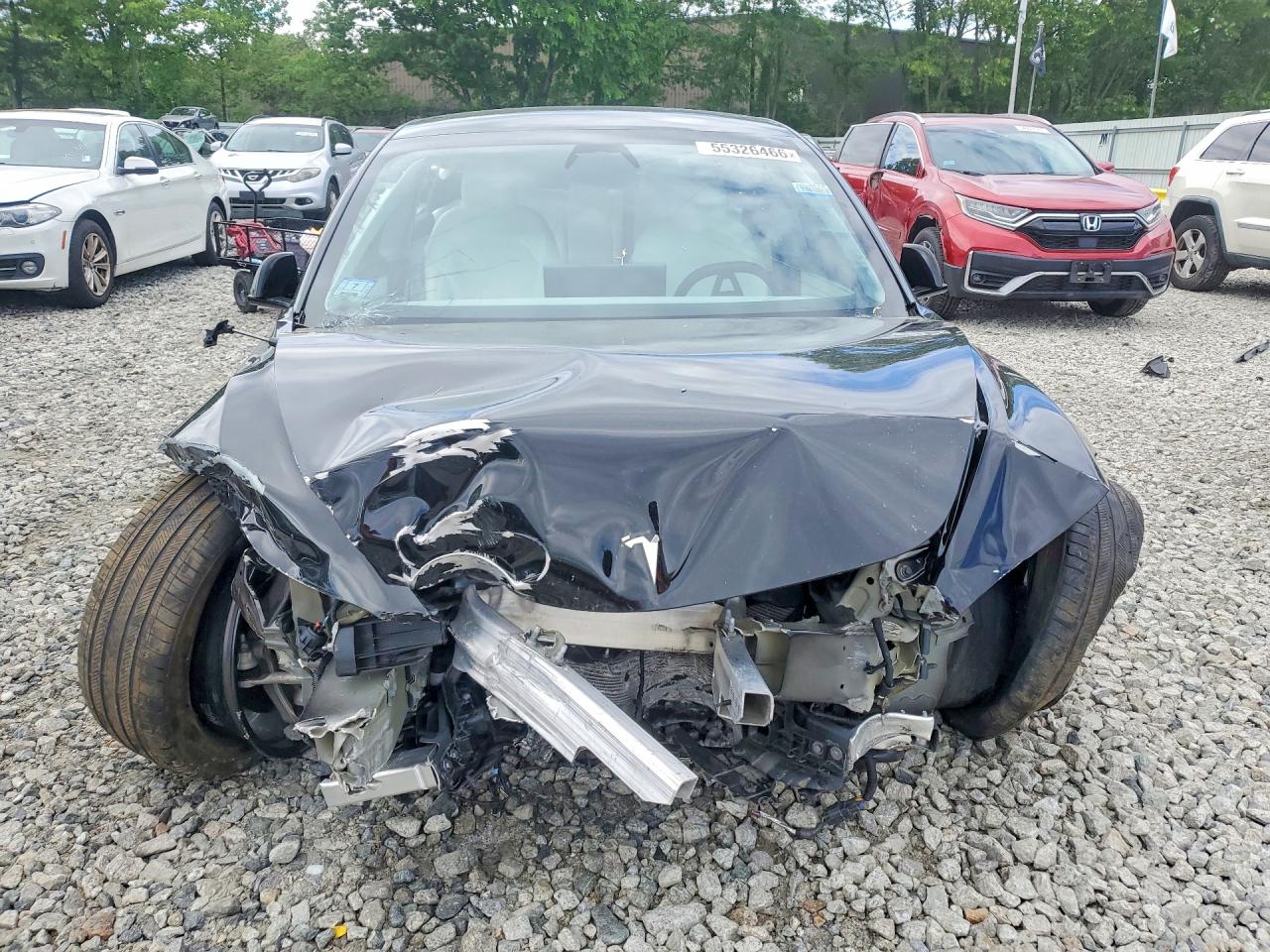 2024 Tesla Model 3 VIN 5YJ3E1EB2RF822019 COPART salvage auction — Front End, MA - CERTIFICATE OF TITLE (P), sold $6,700 on 2026-07-01 (photo 5)
