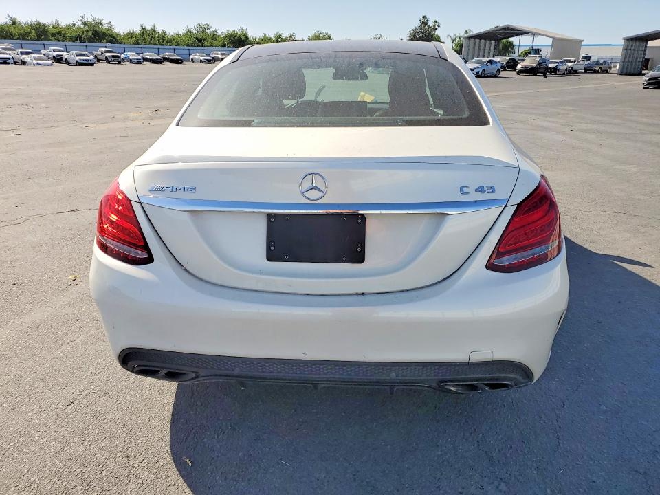 2017 Mercedes-benz C-klasse VIN 55SWF6EB2HU192653 COPART salvage auction — FRONT END, Ca - Salvage Certificate, sold $9,000 on 2026-07-09 (photo 6)