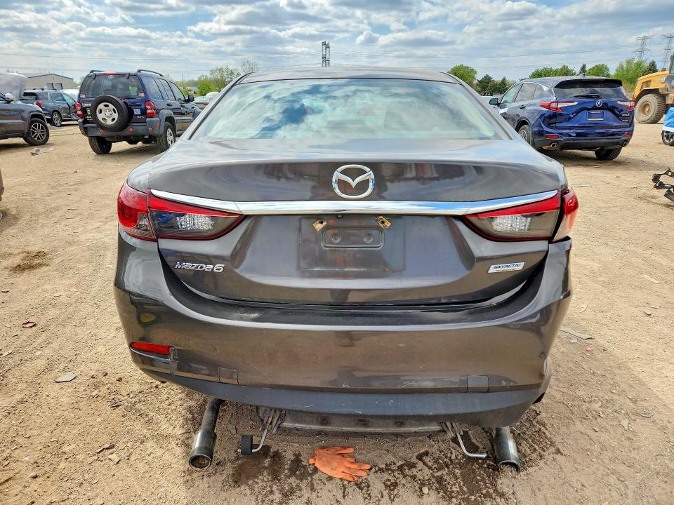 2016 Mazda VIN JM1GJ1U52G1461065 COPART salvage auction — REAR END, Il - Salvage Certificate, sold $1,250 on 2026-07-14 (photo 6)
