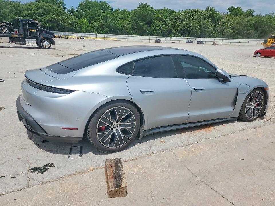 2020 Porsche Taycan VIN WP0AB2Y16LSA53241 COPART salvage auction — FRONT END, Ok - Cert Of Title-Salvage, sold $23,100 on 2026-07-16 (photo 3)