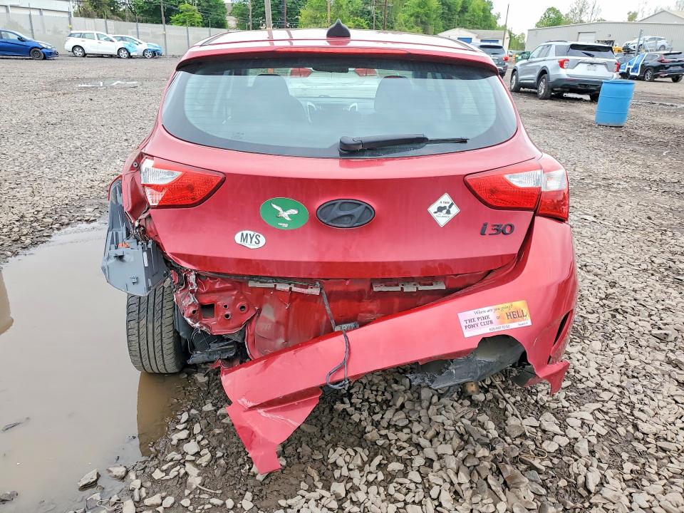 2015 Hyundai Elantra VIN KMHD35LH6FU242540 COPART salvage auction — REAR END, Pa - Certificate Of Salvage, sold $1,450 on 2026-07-08 (photo 6)