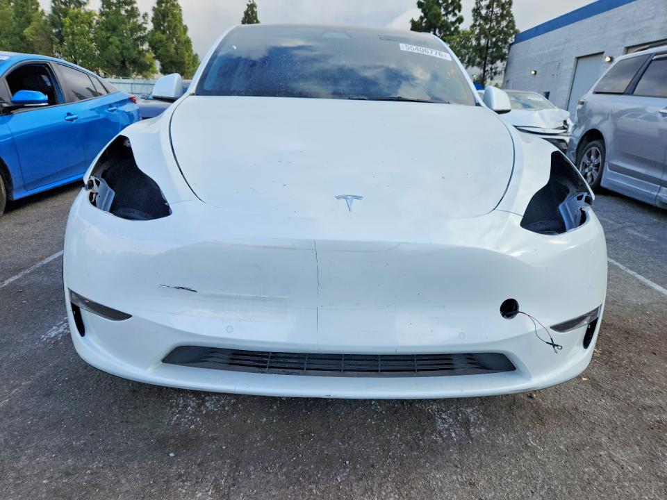 2021 Tesla Model y VIN 5YJYGDEE2MF086476 COPART salvage auction — REAR END, Ca - Salvage Certificate, sold $150 on 2026-07-28 (photo 5)
