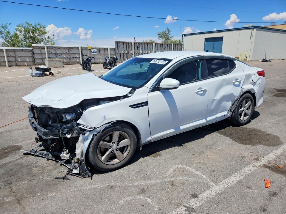 2015 Kia Optima VIN KNAGM4A70F5595530 COPART salvage auction — SIDE, Tx - Salvage Vehicle Title, sold $125 on 2026-07-31 (photo 1)