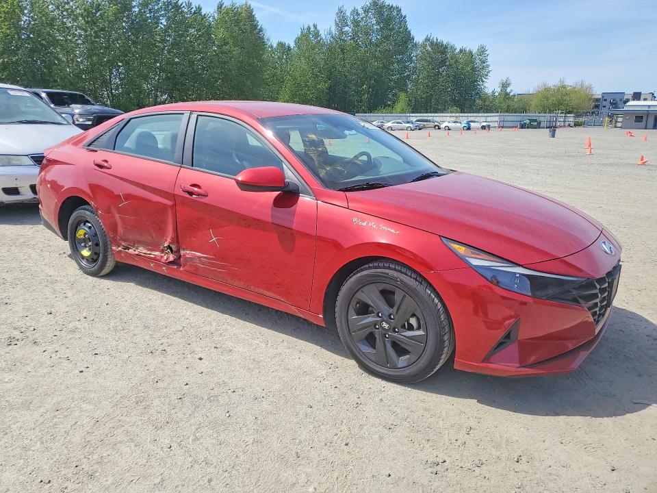 2021 Hyundai Elantra VIN KMHLS4AG9MU063294 COPART salvage auction — SIDE, Wa - Bill Of Sale, sold $6,300 on 2026-07-20 (photo 4)