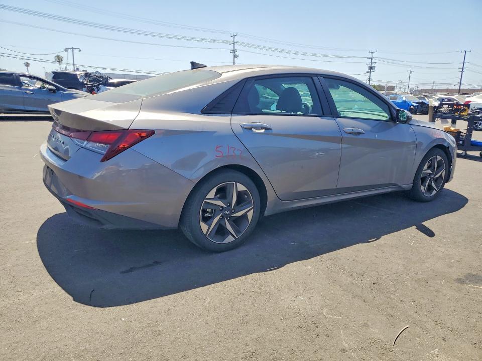 2023 Hyundai Elantra VIN KMHLS4AG0PU517114 COPART salvage auction — SIDE, Ca - Salvage Certificate, sold $3,950 on 2026-07-08 (photo 3)