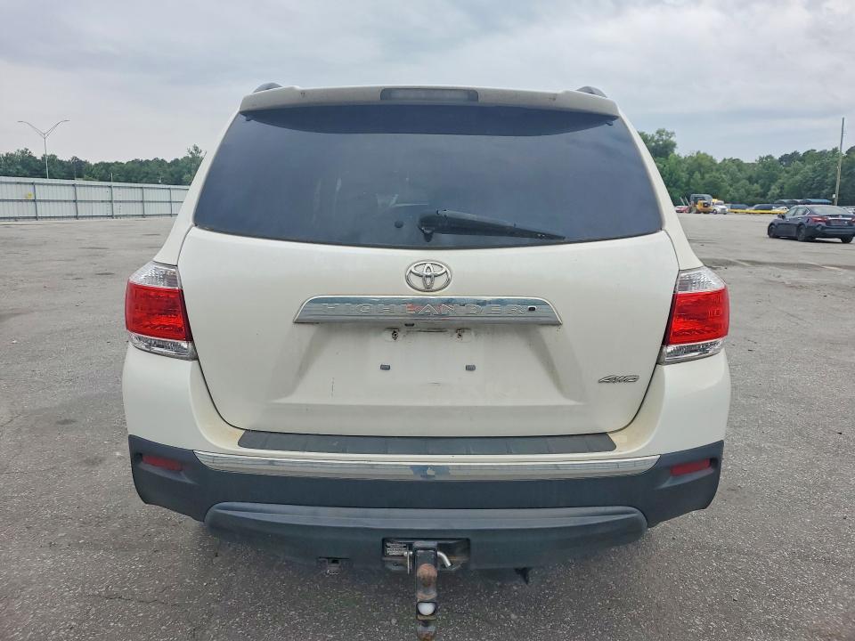2012 Toyota Highlander VIN 5TDDK3EH8CS103244 COPART salvage auction — MECHANICAL, Nc - Dealer Only Clean Title, sold $6,800 on 2026-07-28 (photo 6)